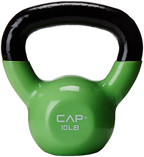 CAP Barbell Vinyl Coated Kettlebell, 10 lb
