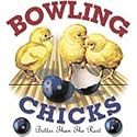 Bowling Chicks Adult T-Shirt