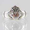 Sterling Silver Irish Friendship / Love Claddagh Ring Size 4, 2601-4