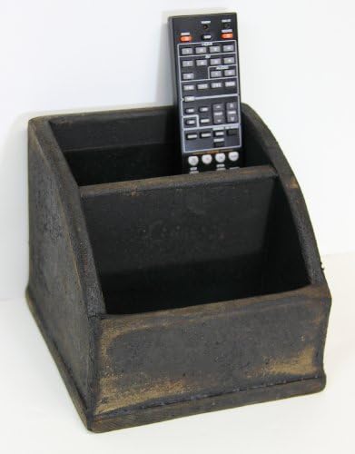 Wood Remote Holder Catch All Large