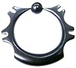 Black Titanium Tribal Plug - Sold as a Pair