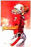 John Elway Stanford Cardinal Unframed