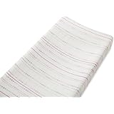 aden + anais rayon from bamboo fiber muslin changing pad cover, tranquility - bead