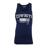 Dallas Cowboys Women's Navy Lavelle Longer Length Ribbed Racer Back Tank