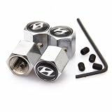 Hyundai Anti-theft Chrome Car Wheel Tire Valve Stem Caps Reviews