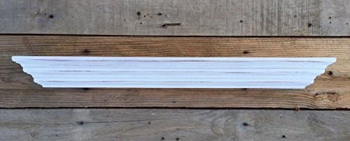 Distressed Layered Shelf (3" Deep): Available in lengths of 8", 16" and 22" - Wall Mounted Shelves - Floating Wall Shelves - Decorative Wall Shelves - Bathroom Wall Shelves