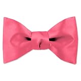 Pink Lemonade Freestyle Bowtie by Elite Solid - Pink Silk