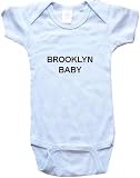 BROOKLYN BABY - City Series - White, Blue or Pink Onesie / Baby T-shirt