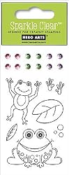 Froggy Sparkle Clear Stamps (Hero Arts) CL323