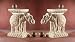 Elephant Plant Stand Pair