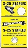 Arrow Fastener #S25PP 2400PK Staples