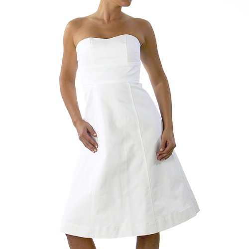 Isaac Mizrahi for Target Strapless Dress   White