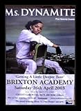 Ms. Dynamite (Brixton Academy, Original) Music Black Wood-Mounted Poster Print - 20