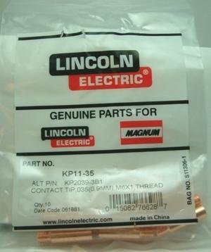 Lincoln Electric Kp11-35 Contact Tip Qty = 10