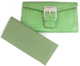 Nine West Hipster Checkbook Wallet in Cactus