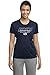 NCAA Women's BYU Cougars Cades Performance T-shirt (Navy, Small)