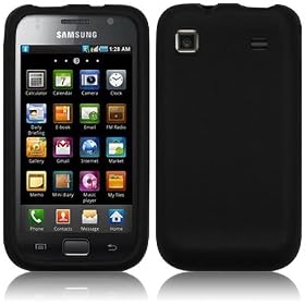 SAMSUNG i9000 GALAXY S SILICONE SKIN CASE - BLACK PART OF THE QUBITS ACCESSORIES RANGE