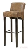 Barhocker Isis Vintage Wildleder-Optik
