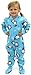 PajamaMania Kids Fun Prints Footed One Piece Pajamas