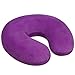 Yinglite Memory Foam Travel Neck Pillow U Shape , Ortho Therapy Neck Support Pillow with Velour Cover (Rose Red)