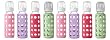 Lifefactory Glass Baby Bottles 8 Pack (9 oz. in Girl Colors)