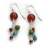 Barse Equinox Multistone Frenchwire Earrings