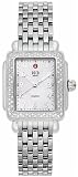 NEW MICHELE DECO MINI DIAMOND STAINLESS STEEL LADIES WATCH MWW06D000012