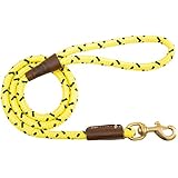Mendota Products Dog Snap Leash, Hi-Viz Yellow, 1/2-Inch x 6-Feet