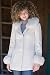 Women's Cashmere Blend Coat with Fox Collar