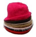 CLEARANCE Soft Angora Fedora Hat In Assorted Colors