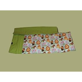 Children's Sleeping Bag Kinder Napper / Kinder Mat in Jungle Friends Print