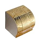(アサセレクト) asa_select 高級感 トイレットペーパーホルダー 壁掛け 4種類 (ゴールド/花柄)
