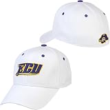 East Carolina Pirates White Fit Stretch Cap from Top of the World