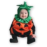 Mullins Square Pumpkin Baby Costume, Orange - 6-18 Months