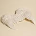 BIG ANGEL WINGS decoration carnival shrovetide costume ivory