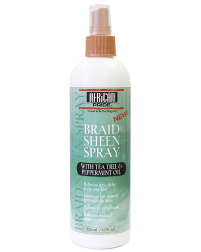HealthPersonalCare: African Pride Braid Sheen Spray with Tea Tree and Peppermint Oil 12 oz