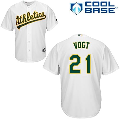 Stephen Vogt Oakland Athletics Home Youth Replica Cool Base Jersey by Majestic Select Youth Size: X-Large - 18