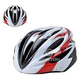 The GUB K80 white red helmet / new carbon fiber pattern / one piece riding helmet / bike helmet
 Review