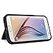 Galaxy S6 Case, Engive [TPU+PC Double Layer] Samsung Galaxy S6 Case with Card Slot (Black)
