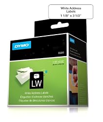 DYMO Address Labels for LabelWriters, White, 1-1/8" X 3-1/2", 350 Labels/Roll, 2 Rolls/Box, 700 Labels (30252)