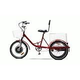 EWheels – Electric Adult Tricycle – EW-88 – Red Picture