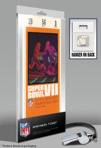 Super Bowl VII (7) Mini-Mega Ticket