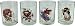 Ed Hardy Multi Tattoo Rocks Glasses (Set of 4) Accessory