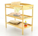 Dream On Me Deluxe Classic Changing Table, Natural