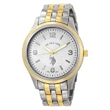 U.S. Polo Assn. Men's USC80032 Two-Tone Silver Dial Bracelet Watch