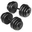Physionics� HSTA05/B Kurzhantel Set 30kg (2 x ca. 15 kg)