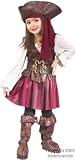 Child's Toddler High Seas Girls Pirate Costume (2T)