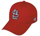 MLB YOUTH St. Louis CARDINALS Home Red Hat Cap Adjustable Velcro TWILL New