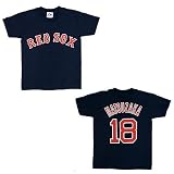 【セール!】マジェスティック RedSox 松坂ネーム&ナンバーTシャツ:ジュニア
