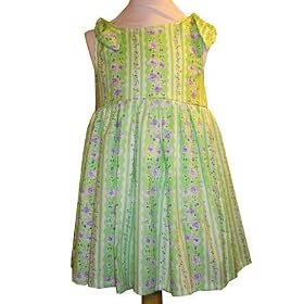 Romantic Roses Tie Shoulders Sundress 12-18M